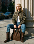 COSTER COPENHAGEN JAS CAMOUFLAGE BOMBER JACKET CAMO