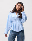 CATWALK JUNKIE BLOUSE WITH WAIST PLEATS AIR
