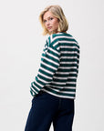 CATWALK JUNKIE SWEATER STRIPED LONG SLEEVE PINE FOREST