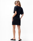 CATWALK JUNKIE JURK T-SHIRT DRESS BLACK