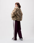 CATWALK JUNKIE JAS LEOPARD FUR JACKET FAKE FUR