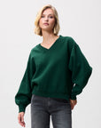 CATWALK JUNKIE SWEATER WITH V-NECK PINE FOREST