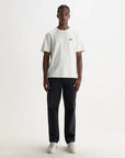 WAX LONDON T-SHIRT DEAN SS TEE PAINTED FLOWER OFF WHITE/BLACK