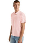DENHAM POLO RICH POLO LP LUXURY PIQUÉ PINK PARFAIT