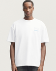 DENHAM T-SHIRT WEAR BETTER BOX TEE HCJ HEAVY COTTON JERSEY WHITE