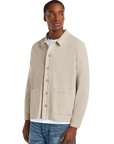 DENHAM OVERHEMD JOEY OVERSHIRT FSC STRUCTURE COTTON IRISH CREAM