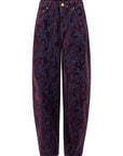 COSTER COPENHAGEN JEANS DENIM PANT ANNA FIT DARK BLUE/BORDEAUX
