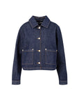 COSTER COPENHAGEN JACK DENIM JACKET DARK BLUE