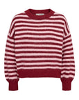 A-VIEW PULLOVER ELSE KNIT BORDEAUX/ROSE