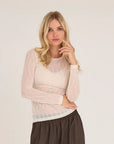A-VIEW TOP EVALLA BLOUSE OFF WHITE