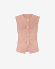 FIFTH HOUSE GILET IVETTE WAISTCOAT DUST ROSE