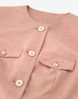 FIFTH HOUSE GILET IVETTE WAISTCOAT DUST ROSE