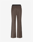 FIFTH HOUSE PANTS JAZ BLOCK CONTRASTERENDE DETAILS CHOCOLATE MARTINI
