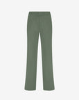 FIFTH HOUSE PANTS JENNY WITH LOGO BUCKLE ASH GREEN