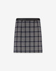 FIFTH HOUSE ROK JORDYN SKIRT CHECKED PATTERN NAVY NIGHT