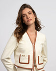 FIFTH HOUSE BLAZER ISHAA JACKET STAR WHITE