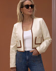 FIFTH HOUSE BLAZER ISHAA JACKET STAR WHITE