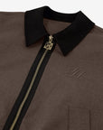 FIFTH HOUSE BOMBER JACKET JAZ CONTRASTERENDE DETAILS CHOCOLATE MARTINI