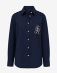 FIFTH HOUSE BLOUSE OSAN EVENING BLUE