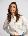 FIFTH HOUSE BLOUSE IMANI STAR WHITE