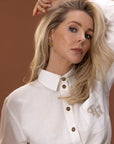 FIFTH HOUSE BLOUSE IMANI STAR WHITE