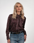 FIFTH HOUSE BLOUSE LOESY POLKA DOT PORT ROYAL
