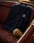 FIFTH HOUSE VEST OBERON CARDIGAN EVENING BLUE