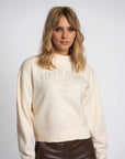 FIFTH HOUSE PULLOVER JILES STRASS CREAM