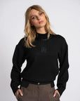 FIFTH HOUSE PULLOVER JILES STRASS BLACK