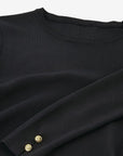 FIFTH HOUSE TOP JADAS BASIC RIBBED BLACK