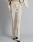 FIFTH HOUSE PANTS GWENN ELASTISCHE TAILLE SOFT WHIT