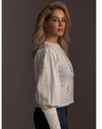 FIFTH HOUSE BLOUSE GENEVE BRODERIE EN BALLONMOUWEN STAR WHITE