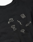 FORÉT SWEATSHIRT FIN BLACK