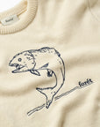 FORÉT PULLOVER FISHING KNIT CLOUD