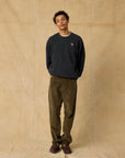 FORÉT SWEATSHIRT FISH BLACK