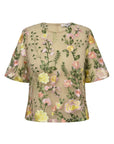 A-VIEW BLOUSE FUCHSIA SAND/YELLOW