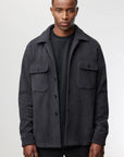 GENTI OVERSHIRT BUCKS DARKGREY