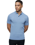 GENTI POLO BUTTON SS BLUE