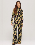 HARPER & YVE PANTS JANE-PA CHEEKY FLOWER YELLOW