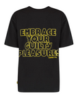 HARPER & YVE T-SHIRT EMBRACE-SS OFFBLAC
