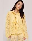 HARPER & YVE BLOUSE MARAL-LS GOLDEN HAZE