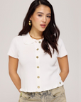 HARPER & YVE TOP SEMMY-SS ECRU