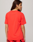 HARPER & YVE T-SHIRT RHINESTONE-SS SPICY RED