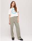 HARPER & YVE PANTS POPPY BROEK STRIPE TAUPE