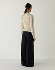 LAAGAM TOP HARPER POLKA DOT LONGSLEEVE T-SHIRT ECRU