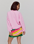 HARPER & YVE X TESSA SWEATER DOLPHIN-SW SWEET PINK
