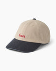 FORÉT CAP HAWK WASHED 2-TONE CAP KHAKI/NAVY
