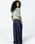COSTER COPENHAGEN JEANS HIGH WAISTED DENIM PANTS DARK BLUE