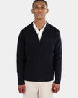 CISZERE VEST COLBY KNITTED FULL ZIP BLACK
