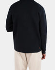 CISZERE VEST COLBY KNITTED FULL ZIP BLACK